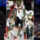 Mike Rice (Al Bello/Getty); Kevin Ware (Andy Lyons/Getty); coach Andy Enfield (Tom Pennington/Getty)
